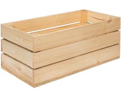 Decoratieve Houten Kist voor Bloempotten en Planten, Rechthoekig en Multifunctioneel, 40x20x17 cm