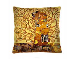 Decoratieve Kussen 40x40cm - Gustav Klimt Stijl Rendez-Vous