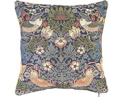 Decoratieve Kussenhoes 45 x 45 cm met William Morris Aardbeiendief Ontwerp