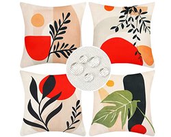 Decoratieve Kussenhoezen 40 x 40 cm voor Lente en Outdoor Gebruik - Waterdicht en Minimalistisch