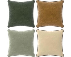 Decoratieve kussenhoezen - Fluweel, Modern - Set van 2