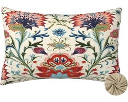 Decoratieve Kussenhoezen - Nordic Boho - Woonkamer Inrichten - Zachte Pluche Stof - 40x60 cm Set - Meerdere Kleuren