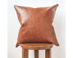 Decoratieve Kussenhoezen van Faux Leer voor Sofa en Thuisdecoratie - 30x50cm Kussen voor Bank en Bench