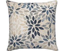 Decoratieve Kussenhoezen - Zachte Plaids - Interieur Verfraaien - Hoogwaardige Flanel - 60 x 60 cm - Bloemenpatroon