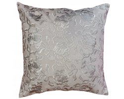 Decoratieve Kussensloop Glamour 10 Grijs 40x40 cm