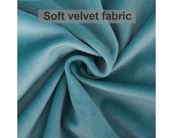 Decoratieve Kussenslopen voor Bank en Bed - Set van 2 - Fluwelen Kussenhoezen 20x30, 50x70, 60x80 cm met Rits