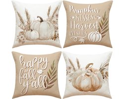 Decoratieve Kussenslopen voor Herfst 50 x 50 cm - Perfect voor Sofa, Woonkamer en Slaapkamer