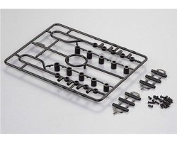 Decoratieve Ladder - Accessoire Set - Modelbouw Voertuigen - Schaal 1/10 - 6.99 x 2.54 cm - Zwart