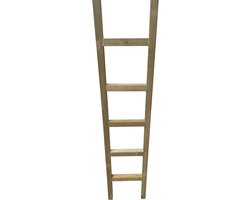decoratieve ladder in natural washing