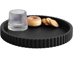 Decoratieve Lade - Beton Plateau - Woonkamer Decoratie - Uniek Handwerk - 33.5 cm - Beton Zwart
