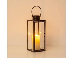 Decoratieve lantaarns voor buiten weerbestendig: 35 cm windlicht lantaarn outdoor als balkon tuin decoratie graflantaarn begraafplaats kandelaar moderne tafeldecoratie
