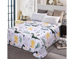 Decoratieve Lichtgewicht Bedsprei - Gewatteerde Quilt voor Eenpersoons of Tweepersoons Bed - Zomer Laken