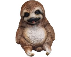 Decoratieve luiaard figuur Otto - Bruin - Indoor en outdoor