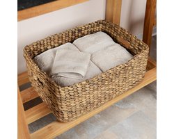 Decoratieve Mand Opslagmand Natuurlijke Vezel Zeegras Waterhyacint