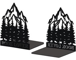 Decoratieve metalen boekensteunstopper voor studieboeken - Moderne en stijlvolle bureau accessoires