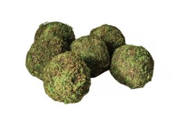 Decoratieve mos ballen 6 stuks klein 8cm - Mosballen - Mosbollen - Decoratie voor schaal - Groendecoratie