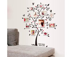 Decoratieve Muursticker Boom Voor Fotolijsten - Wanddecoratie - Foto - Decoratie - Woonkamer - Slaapkamer