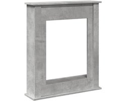 Decoratieve Open Haard Schoorsteenmantel Beton Grijs