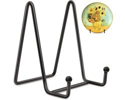 Decoratieve Plaat Stands voor Tafel en Wand – Hoge Stabiliteit en Elegante Weergave van Foto's en Kunstwerken – 2-Pack