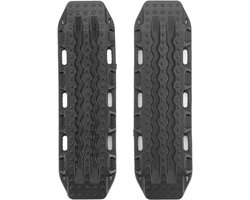 Decoratieve Plastic Ladder voor RC Crawler - Zand Simulatie Herstelbord voor 1/18 en 1/24 Schaal RC Auto's, Zwart