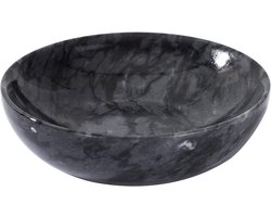 Decoratieve Ronde Kom van Zwart Marmer voor Tafel of Dressoir