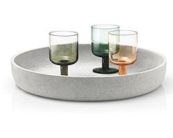 Decoratieve schaal van beton – 40x40x7 cm