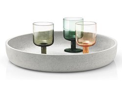 Decoratieve schaal van beton – 40x40x7 cm