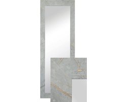 Decoratieve Spiegel - Grote Wandspiegel - Kamer Aankleden - Horizontaal of Verticaal - 150x50cm - Goud Beton