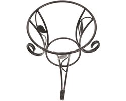 Decoratieve Standaard - Display Houder - Decoratie Presenteren - Stevig Ijzeren Materiaal - 12.5 cm Hoog - Zwart