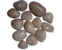 Decoratieve Stenen - Shades of Beige Zwart en Wit - Verschillende grootte - 500 gram