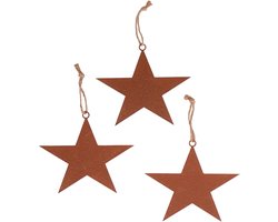 Decoratieve Ster Roest - Patina Decoratie - Tuin Terras Balkon - Set van 3 stuks - 195 x 155 cm