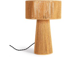 Decoratieve Tafellamp Gevlochten Papier Natuurlijke Stijl