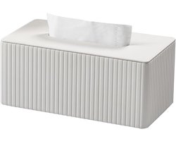 Decoratieve Tissue Dispenser van PU Leer voor Cosmetische Doekjes - Rechthoekige Tissue Box voor Badkamer, Keuken, Slaapkamer, Auto en Thuiswerkplek