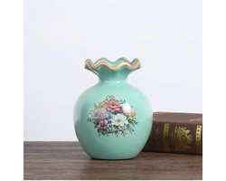 Decoratieve Vaas - Landelijke Melkkan - Tafeldecoratie - Keramiek en Porselein - Maat S - Stijl 5