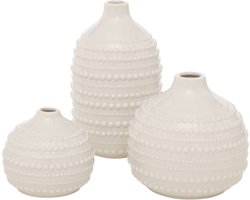 Decoratieve vaas Meruna, van porselein, 3 stuks