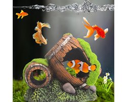 Decoratieve Vaten voor Aquariums, Planten en Mos Ornamenten, Resin Aquariums Accessoires en Meubels voor een Prachtige Onderwateromgeving