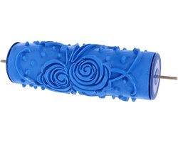 Decoratieve Verfroller met Bloemenpatroon voor Muur en Meubel, Stencil Tool voor Creatieve Wanddecoratie en Textuur Effecten