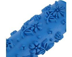 Decoratieve Verfroller met Patroon - Rubber Verfroller voor DIY Schilderprojecten - 5 Inch, Ideaal voor Muren en Meubels