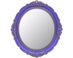 decoratieve vintage spiegel 30 x 40 cm ovaal paars vertaling: decoratieve vintage spiegel 30 x 40 cm ovaal paars