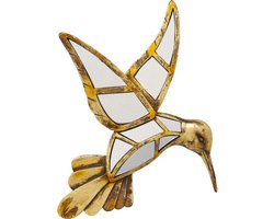 Decoratieve Wandspiegel Kolibrie Vorm Uniek Woonaccessoire