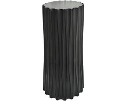 Decoratieve Zuil - Display Standaard - Feestelijke Decoratie - Gladde Hars Materiaal - 11.6x17.7 inch - Zwart