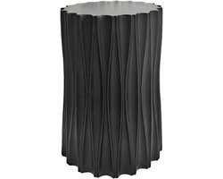 Decoratieve Zuil - Display Standaard - Feestelijke Decoratie - Gladde Hars Materiaal - 11.6x17.7 inch - Zwart