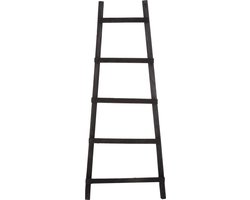 Decoration ladder black - l29xw49xh119cm