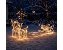 Decorative Lighting 3D Rendieren met slee - 2 meter