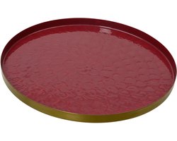 Decoris decoratiebord ijzer 35x2cm donker roze