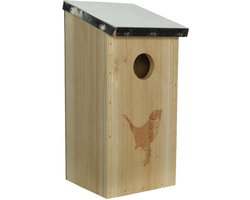 Decoris  Vogelhuisje - Vogelhuisje specht -  12x 13,50 x 26 cm