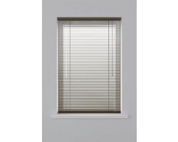 Decosol Horizontale Jaloezie Aluminium - 25 mm - Taupe - Maat: 100 x 180 cm