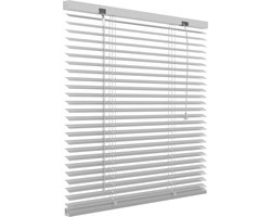 Decosol Horizontale Jaloezie Aluminium - 25 mm - Wit - Maat: 100 x 250 cm