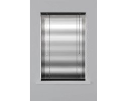 Decosol Horizontale Jaloezie Aluminium - 25 mm - Zwart - Maat: 100 x 180 cm