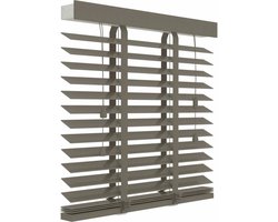 Decosol jaloezie - 50mm hout - 60x130 cm - taupe